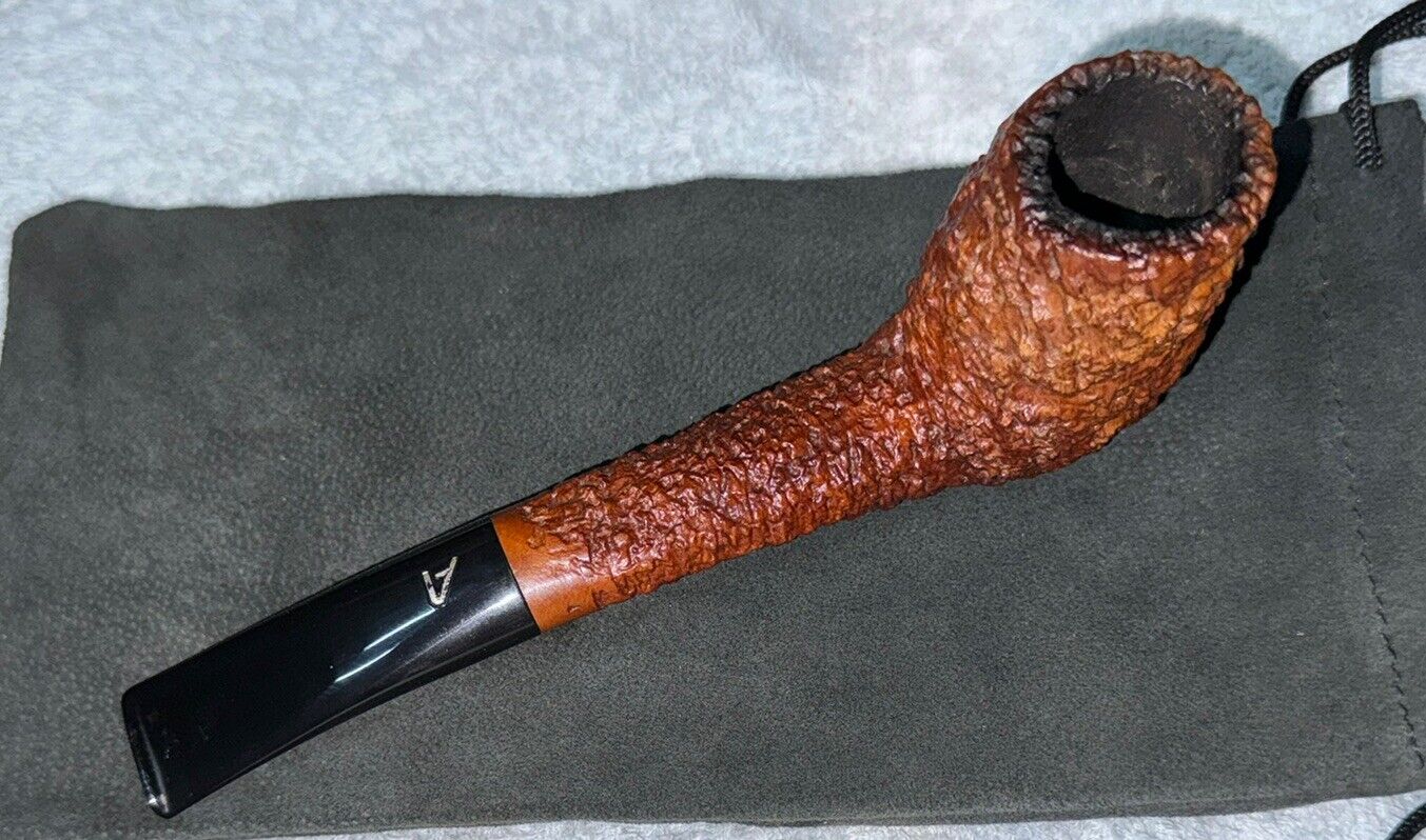 🇮🇹 Ascorti Long Shank Zulu / Woodstock Business Pipe - Made in Italy 1980s EXC