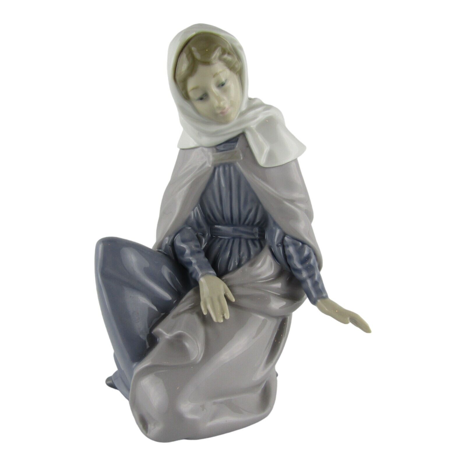 Lladro Nao Virgin Mary #0307 Christmas Nativity Porcelain Figurine