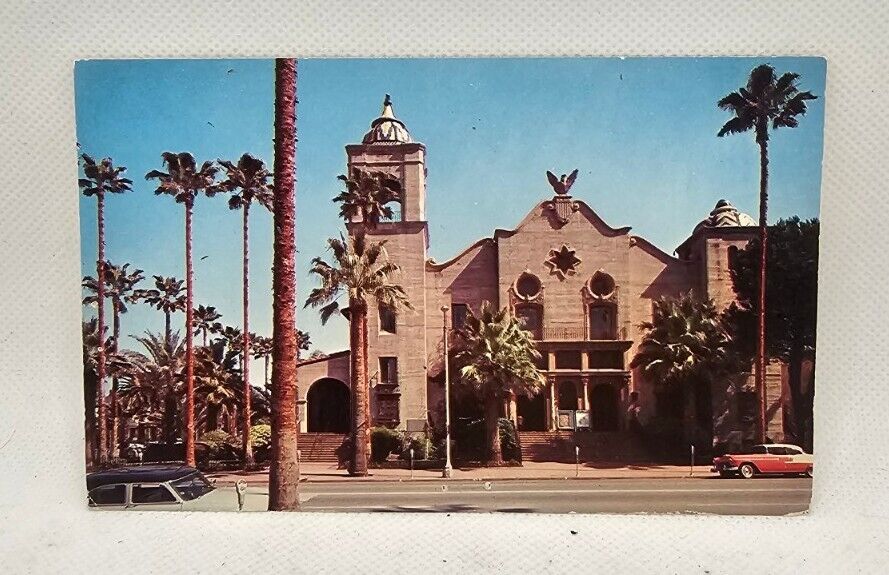 VTG Ephemera Postcard Unposted memorial Auditorium Riverside California