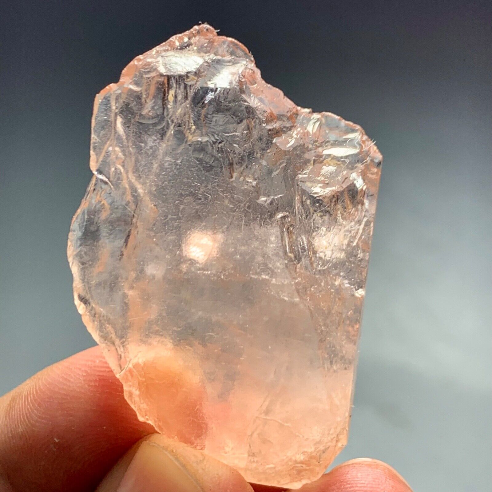 131 Cts Beautiful Termineted Morganite  Crystal With Albite from Afghanistan