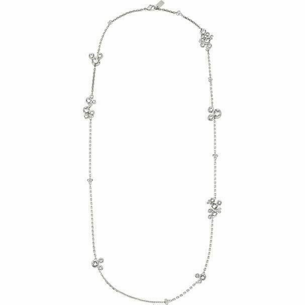 Atelier Swarovski Mickey Mouse Strandage Necklace Clear Crystal 5459871 NIB $499