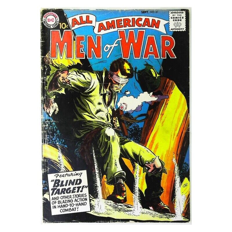 All-American Men of War #61 DC comics VG minus Full description below [a&