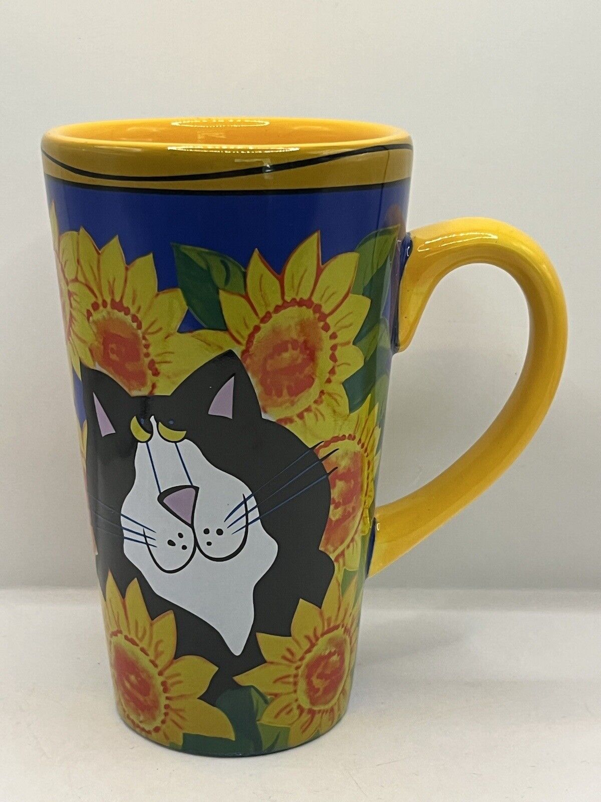 Catzilla Candace Reiter Designs Cats Hiding Among Sunflowers Mug 