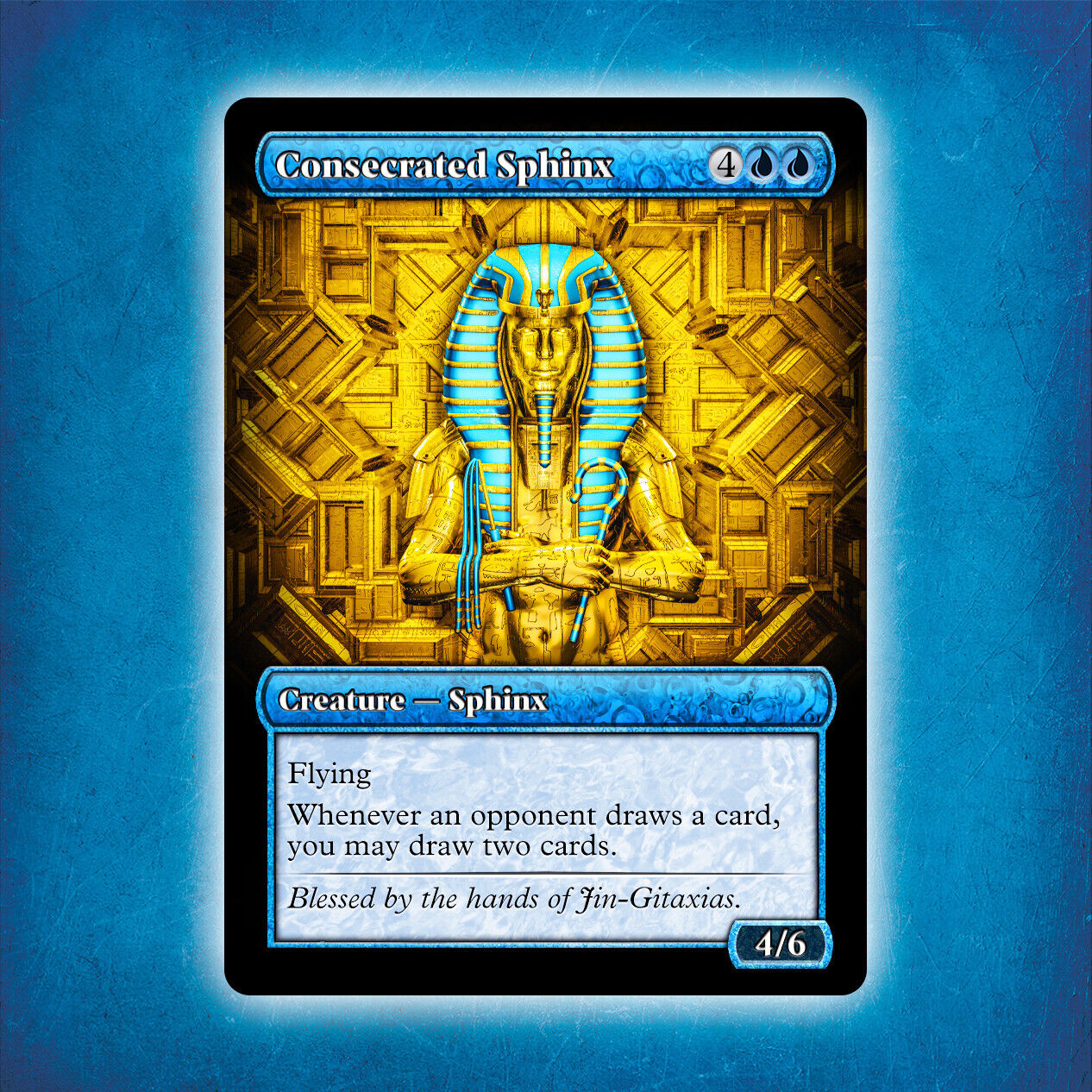Consecrated Sphinx #2 [Alternative Custom] TRAUMA Style Card