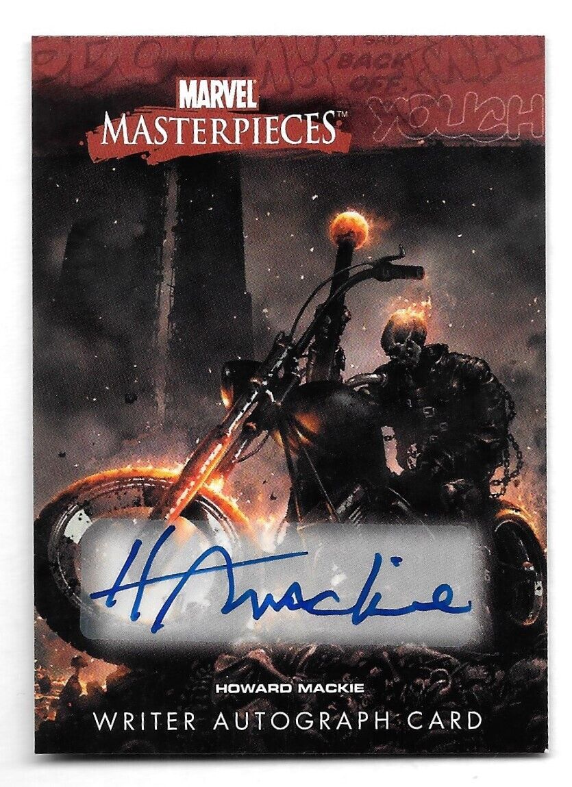 2008 Upper Deck Marvel Masterpieces 3 Writer Autograph Howard Mackie AU Card