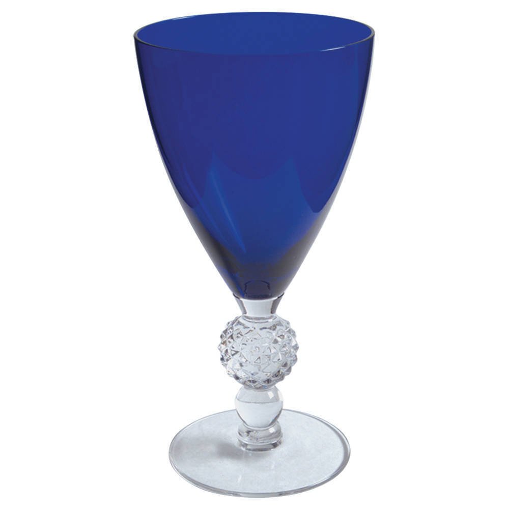 Morgantown Golf Ball Cobalt Blue  Water Goblet 405538