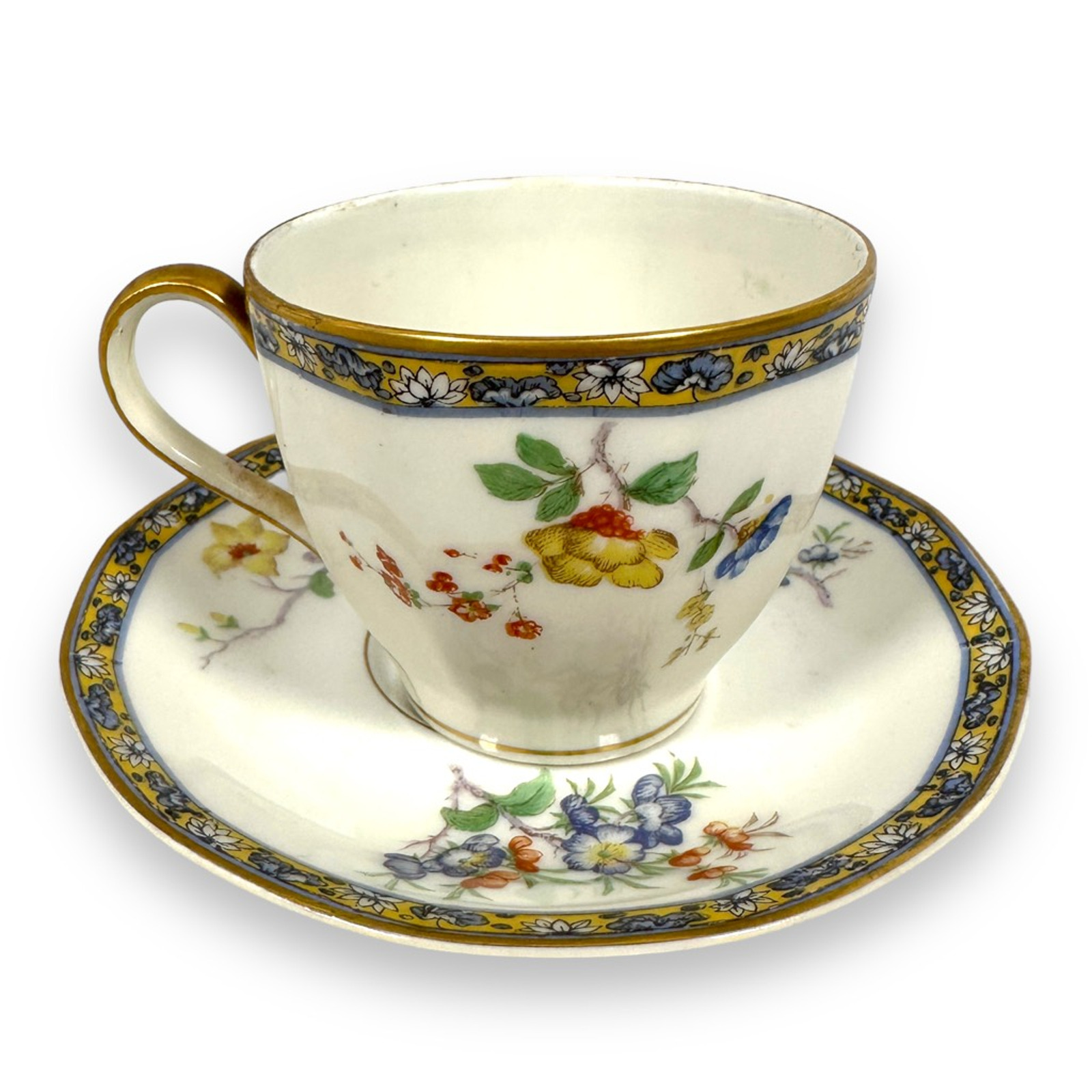 Vintage Theodore Haviland Limoges Cup Saucer Mongolia Montreux Porcelain France