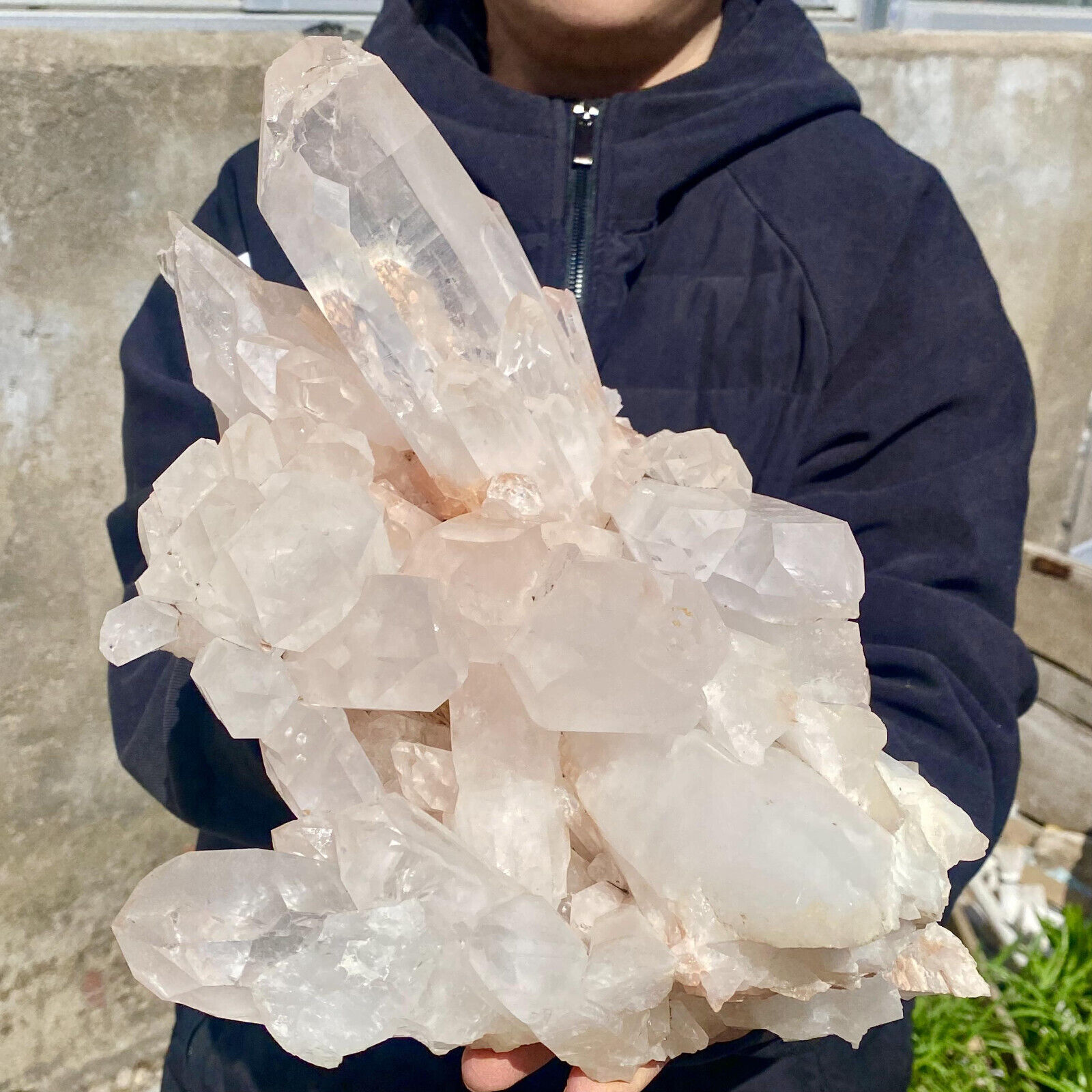 15.5LB  A+++Large Himalayan high-grade quartz clusters / mineralsls