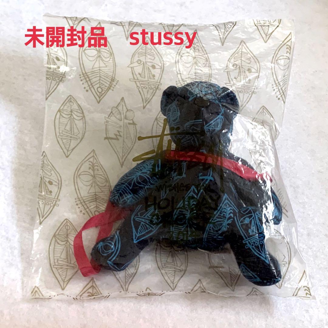 STUSSY Stussy Bear Plush Toy Blue #c8c0d3