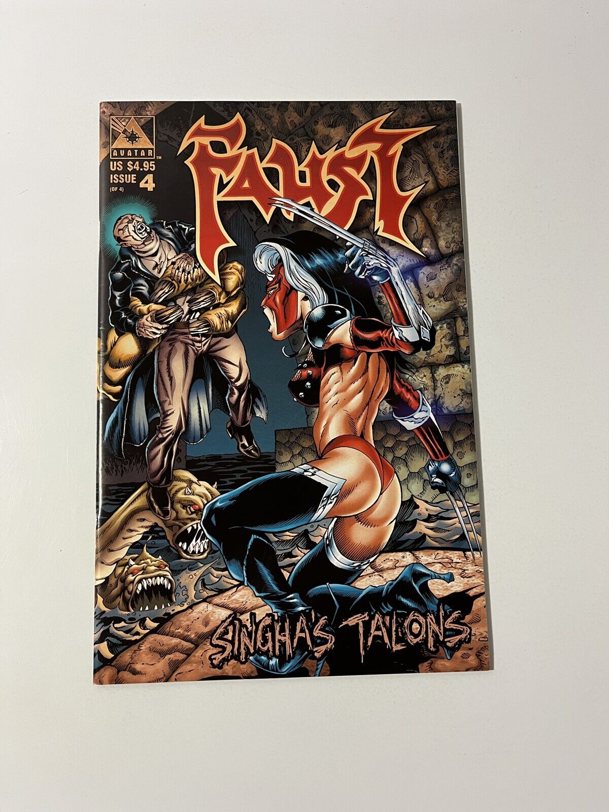 Faust-Singha's Talons #4 Avatar Comics Tim Vigil Indie Book Cover B
