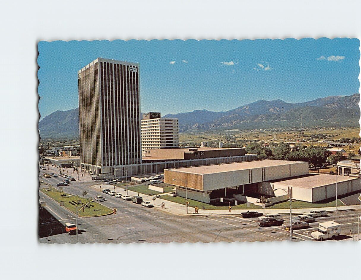 Postcard View of Colorado Springs, Colorado
