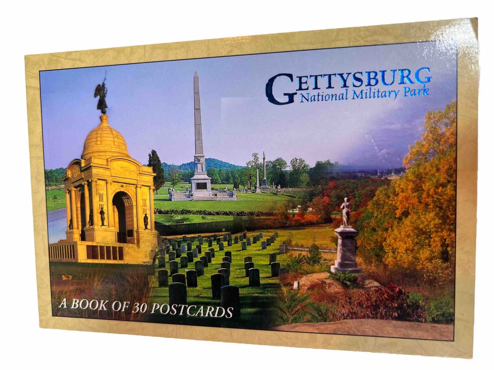 Gettysburg National Military Park Book Of 30 Postcards.