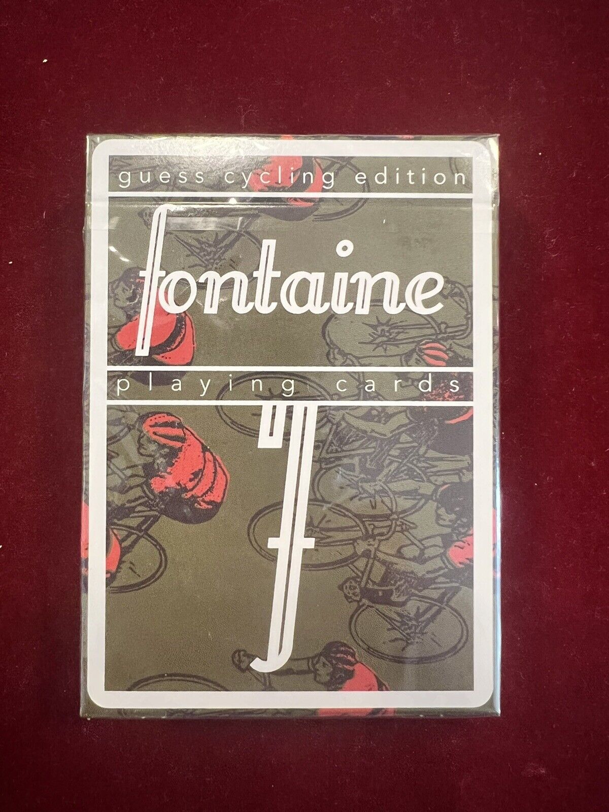 Fontaine Guess Cycling Edition Playing Cards.