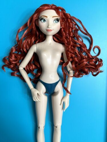 Disney 2022 Limited Edition 10th Anniversary Merida Brave Doll Nude Shopdisney