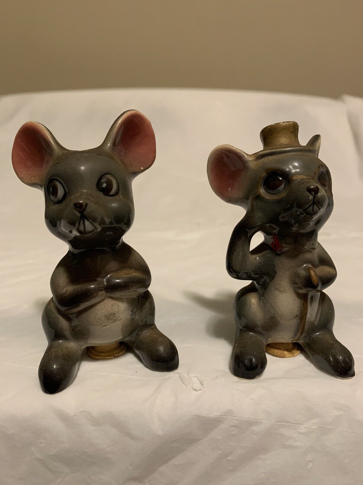 Vintage MiceSalt And Pepper Shakers