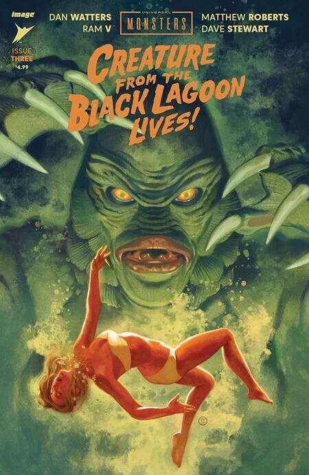 UNIVERSAL MONSTERS CREATURE FROM BLACK LAGOON LIVES #3 CVR B - NOW SHIPPING