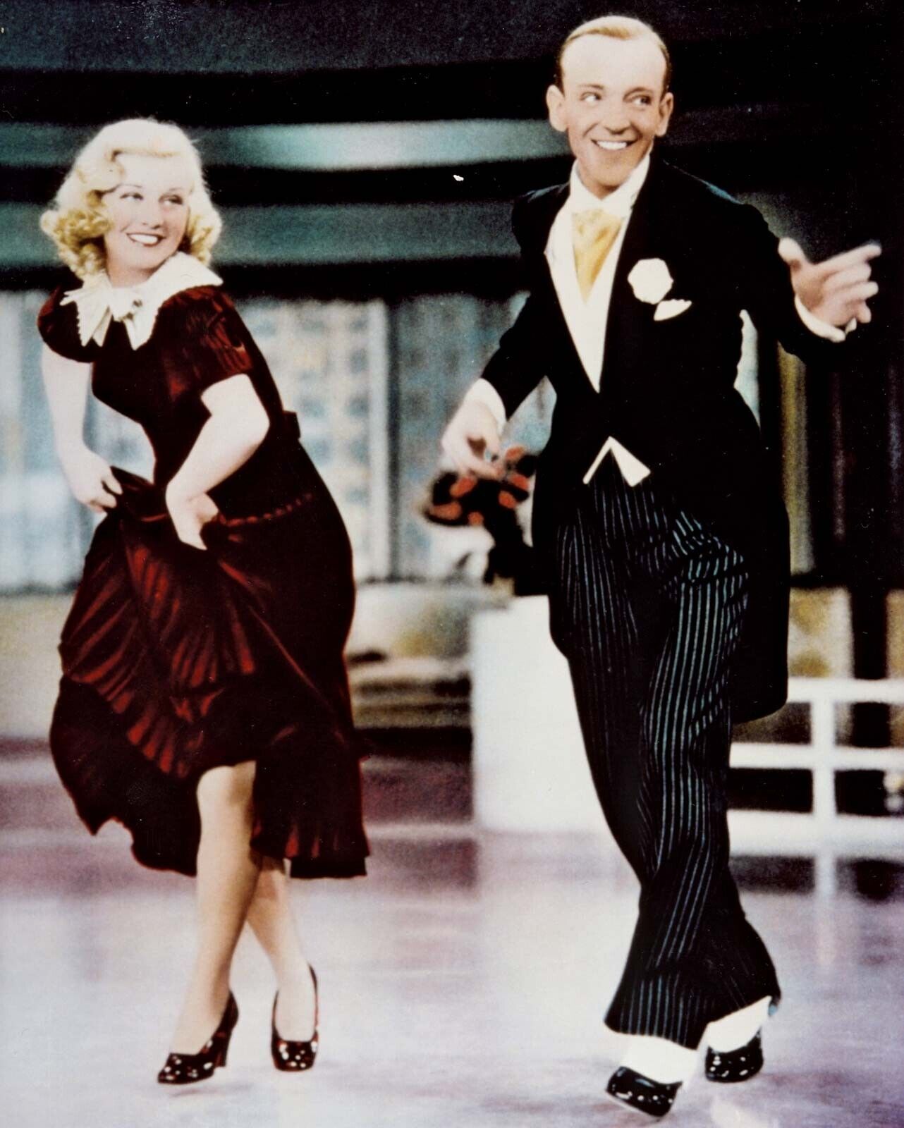 FRED ASTAIRE & GINGER ROGERS From SWING TIME Movie Picture Poster Photo 13x19