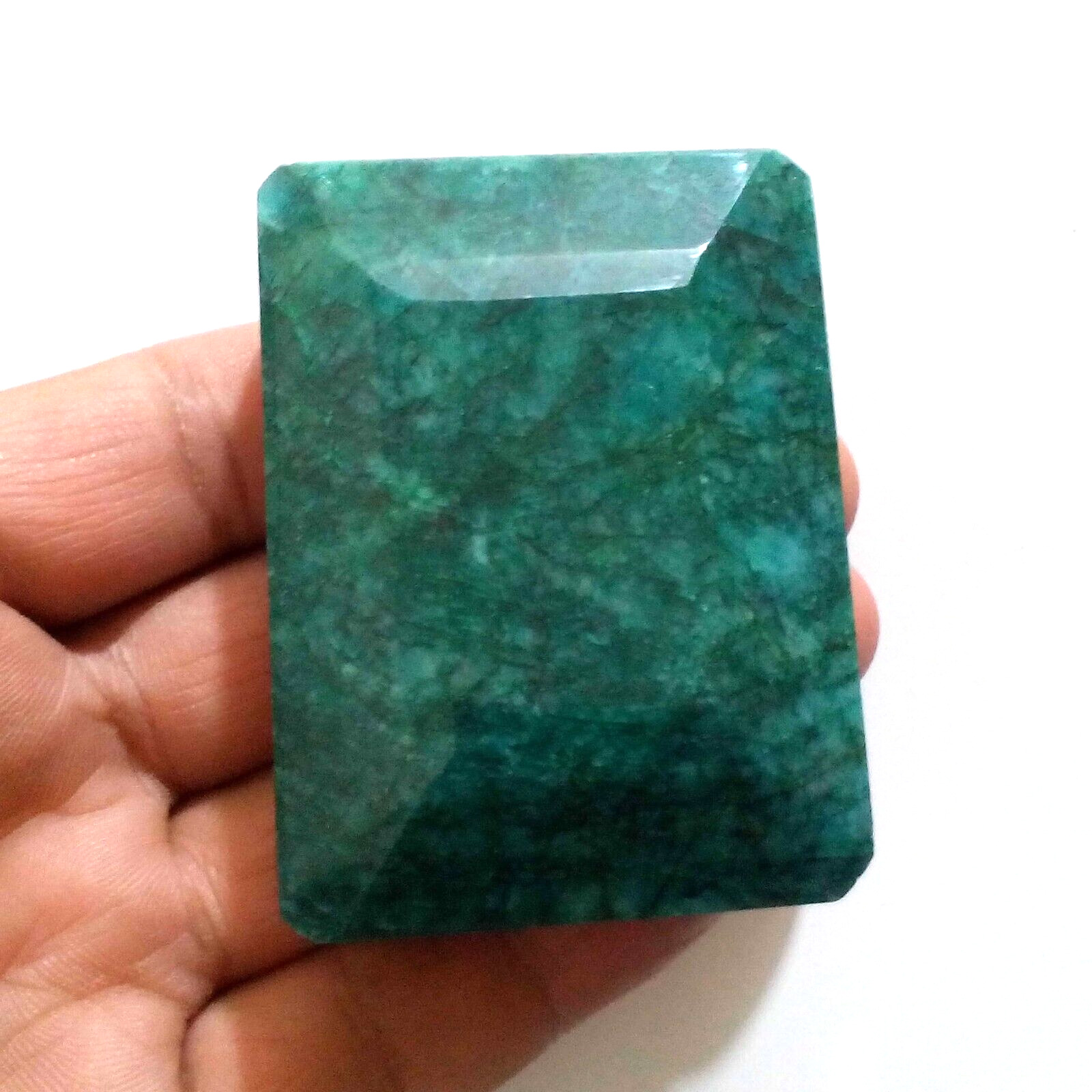 Attractive Brazilian Green Emerald Faceted Emerald Shape 867 Crt Loose Gemstone