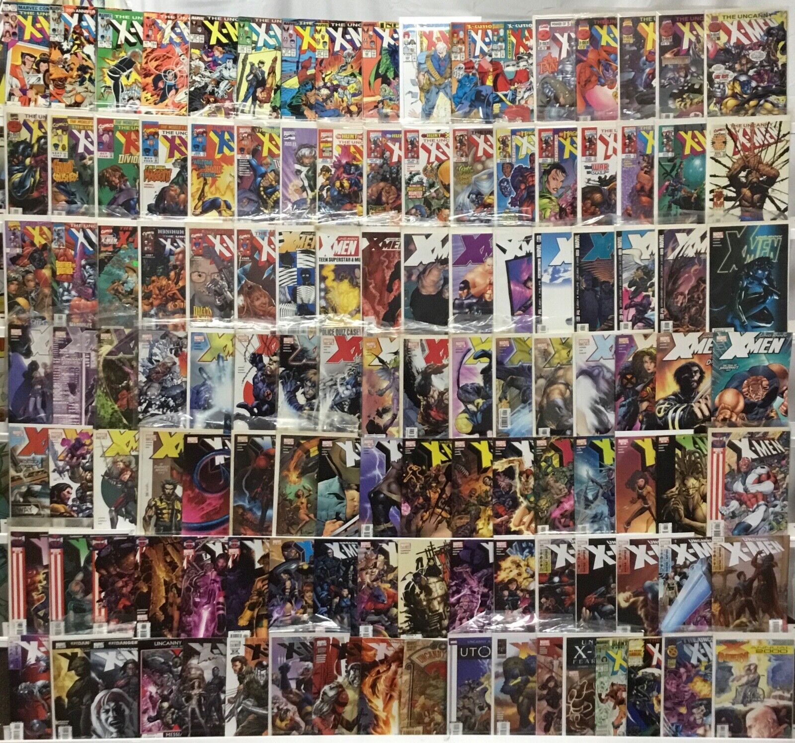 Marvel Comics Uncanny X-Men Series 1 Comic Book Lot of 120 - Multiple Keys