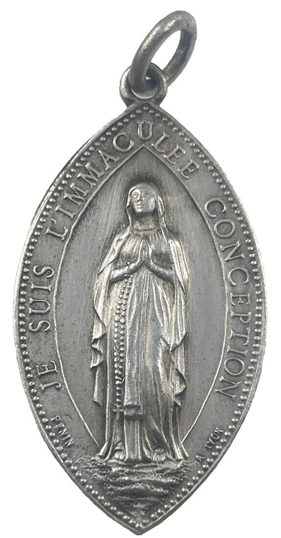 Vintage Signed Penin Immaculate Conception, Lourdes Diocese De  Limoges Medal