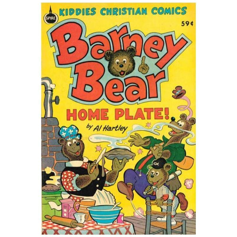 Barney Bear Home Plate #1 59 Cent Variant Spire Christian comics Fine+ [k*
