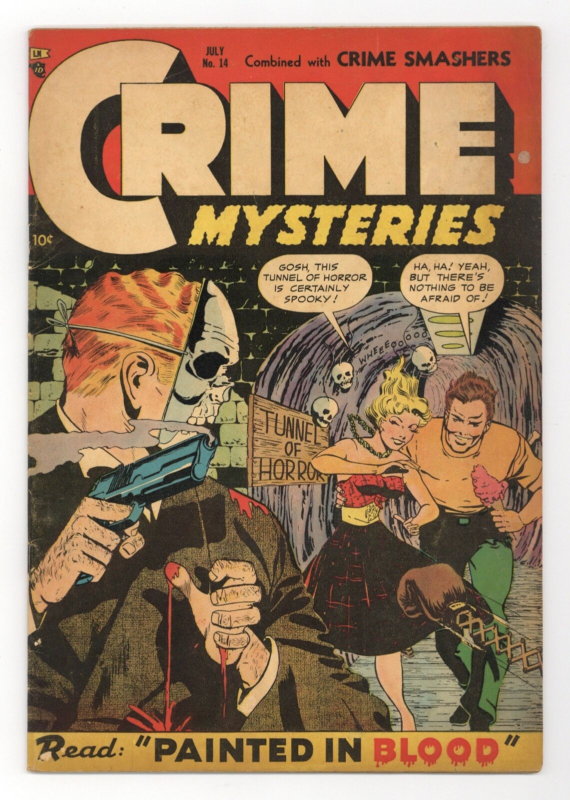 Crime Mysteries #14 GD/VG 3.0 1954