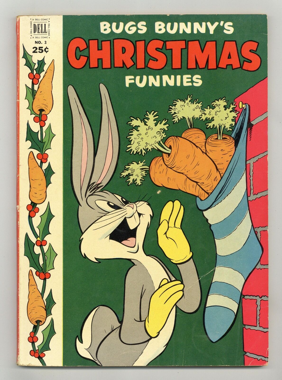 Dell Giant Bugs Bunny\'s Christmas Funnies #3 VG+ 4.5 1952