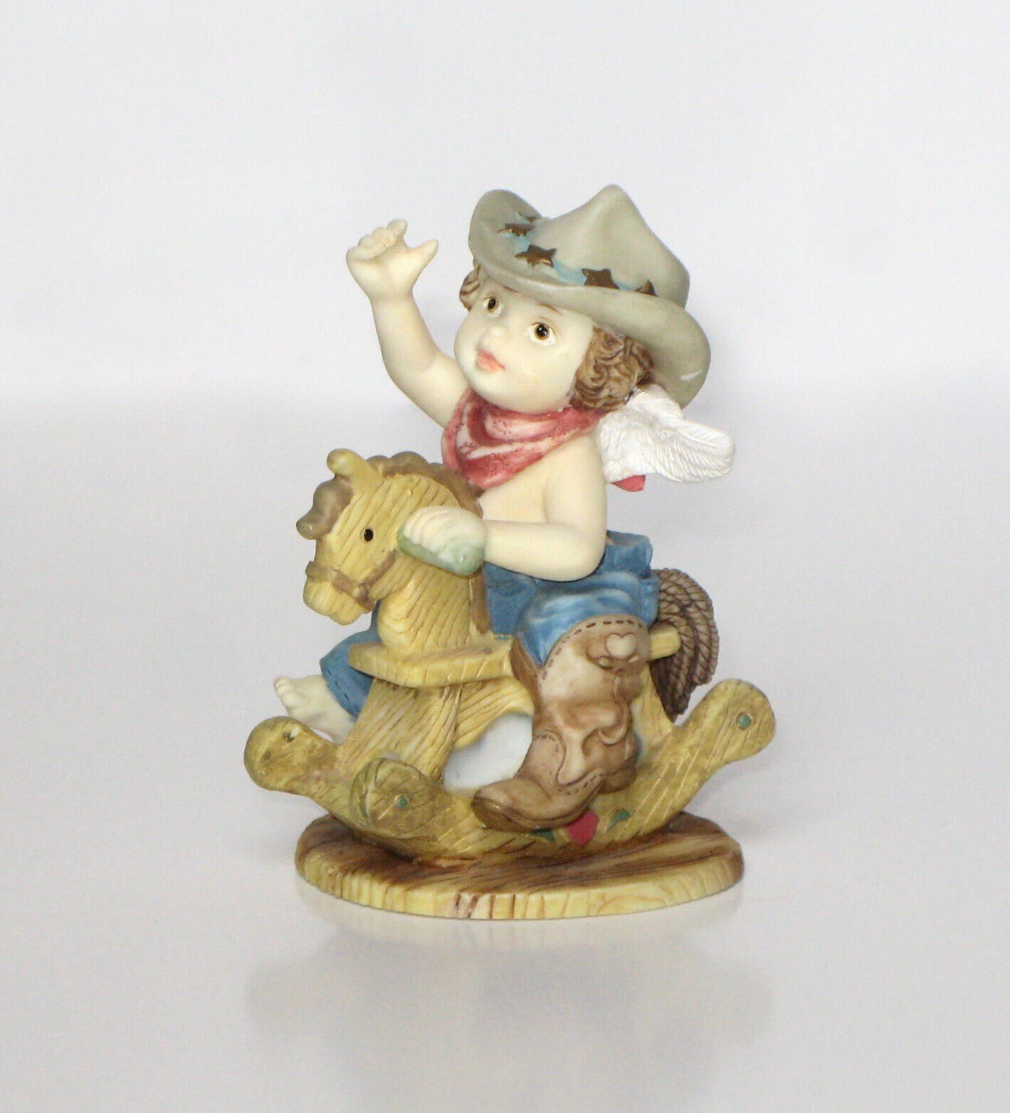 Retired 1995 Ganz Perfect Little Place Ride Like Wind Resin Figurine PL111