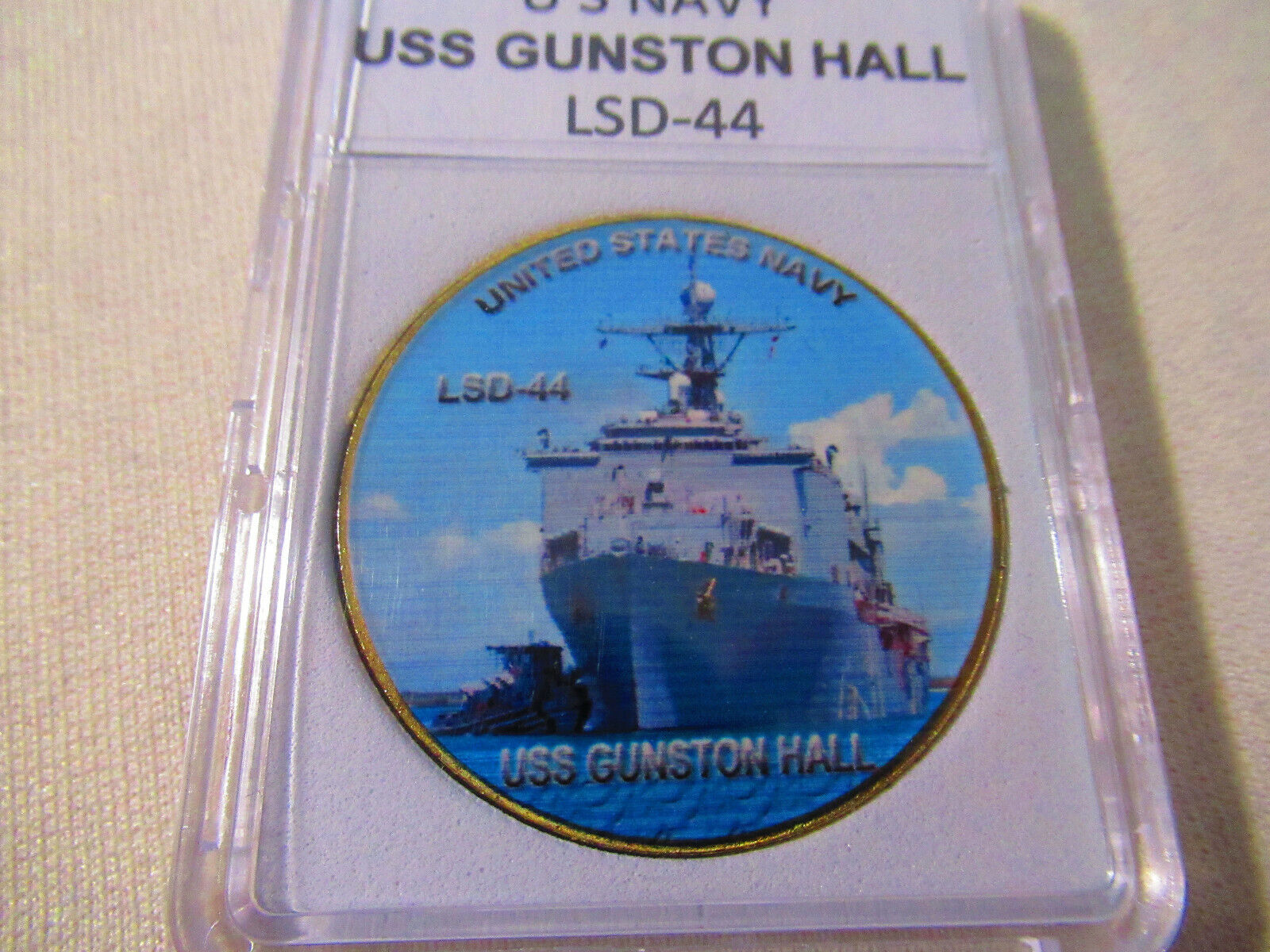 US NAVY - USS Gunston Hall (LSD-44) Challenge Coin
