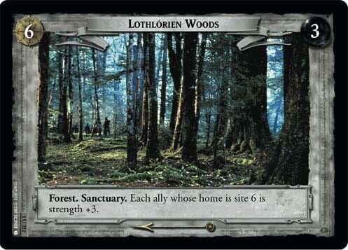 Lothlorien Woods - The Fellowship of the Ring - Lord of the Rings TCG