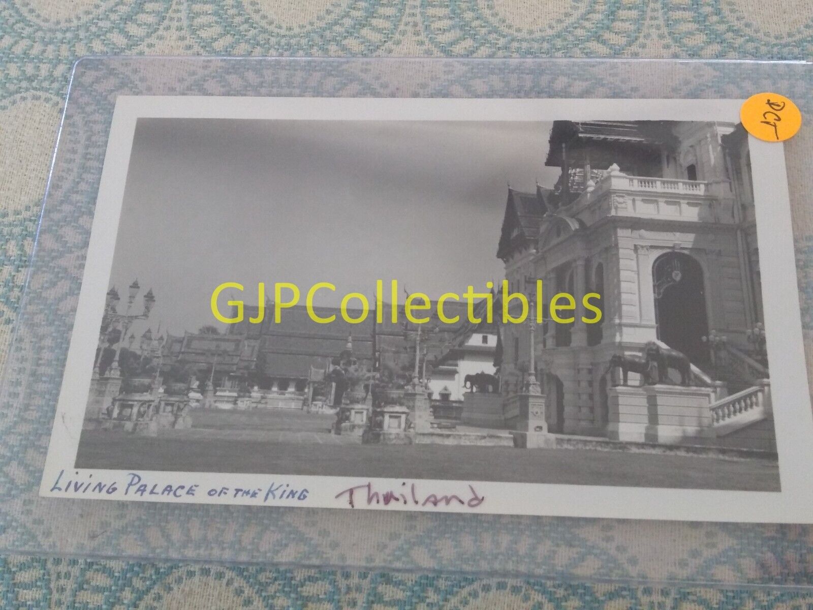 DCT VINTAGE PHOTOGRAPH Spencer Lionel Adams LIVING PALACE OF THE KING THAILAND