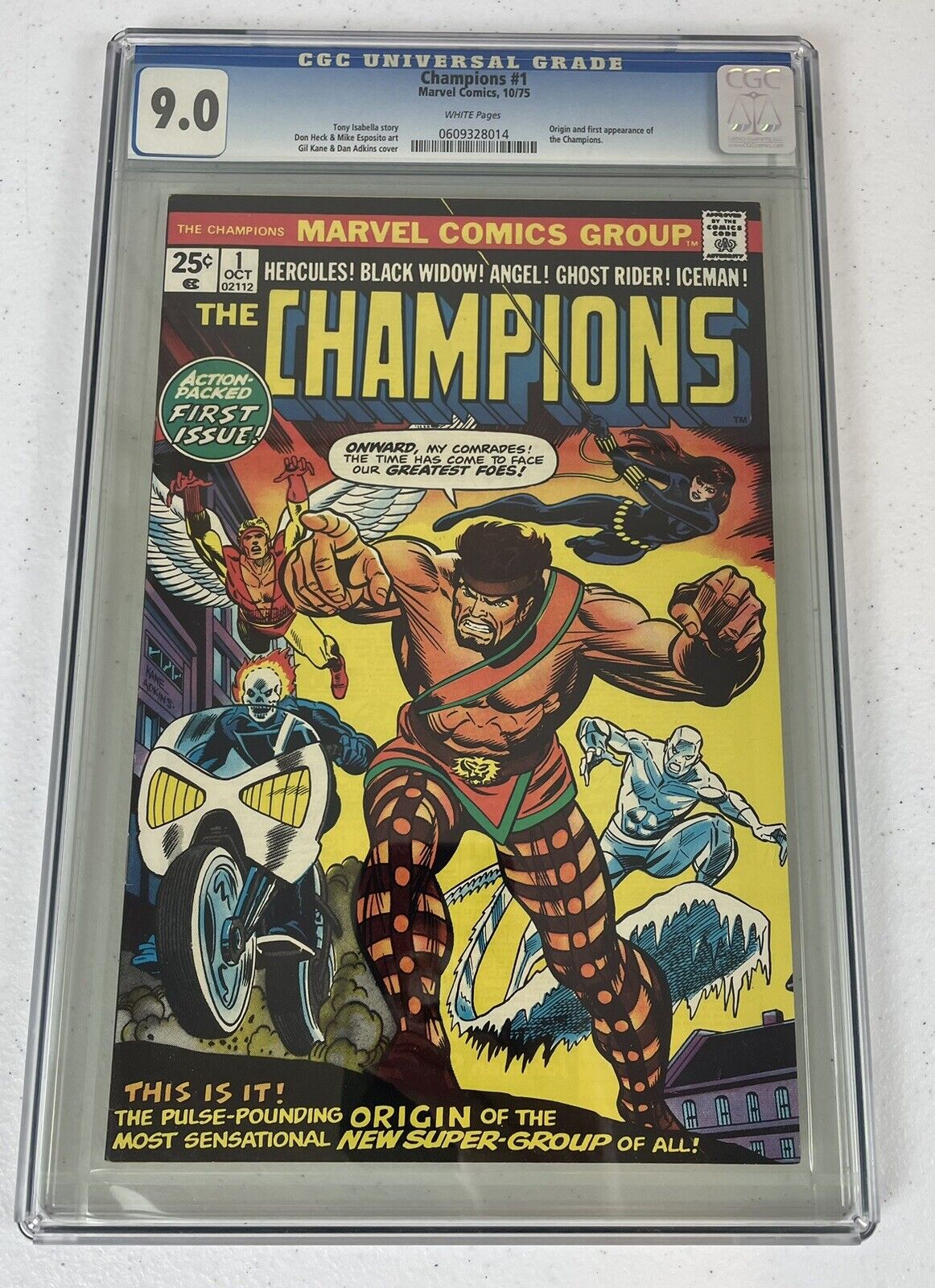 CHAMPIONS #1 (CGC 9.0) 1st app & origin of The Champions Ghost Rider VF/NM 1975