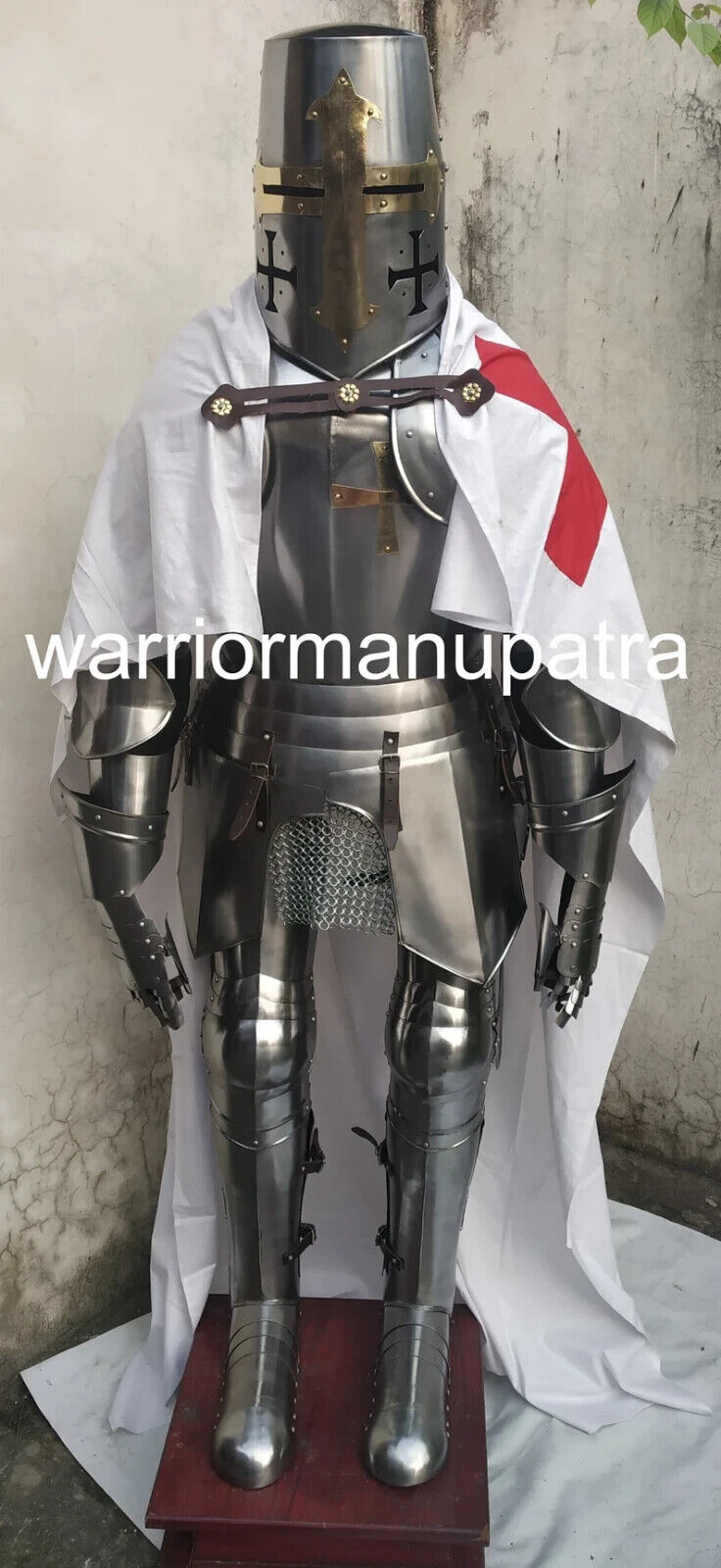 Medieval Wearble Armour Knight Wearable Suit Of Armor Crusader Combat Full Body