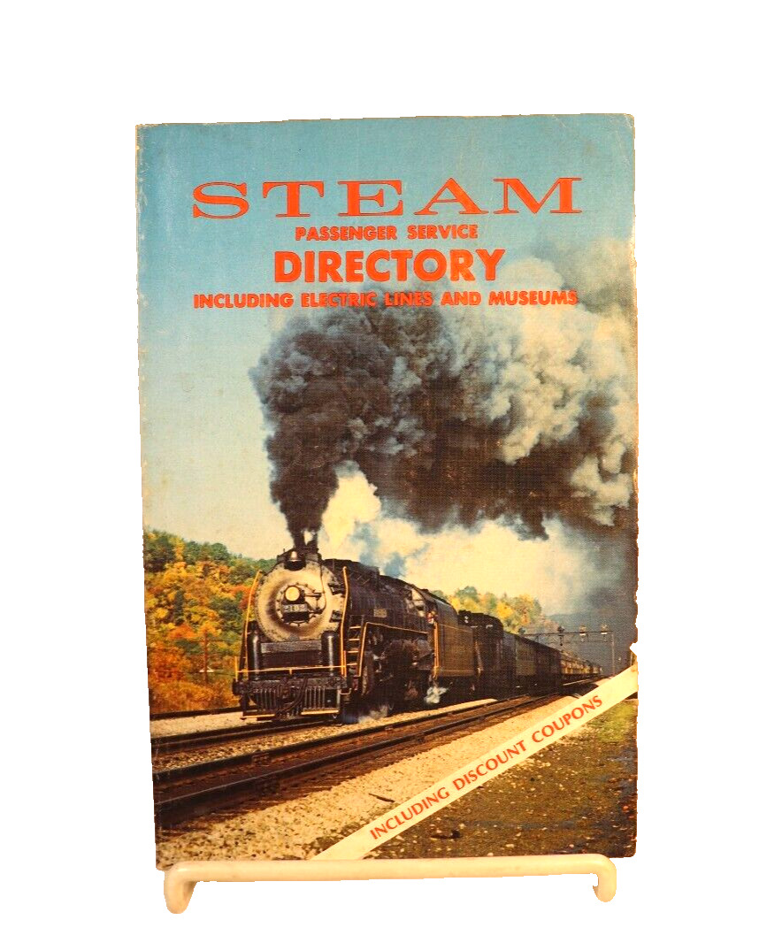 Vintage 1977 Steam Passenger Service Directory Paperback Book