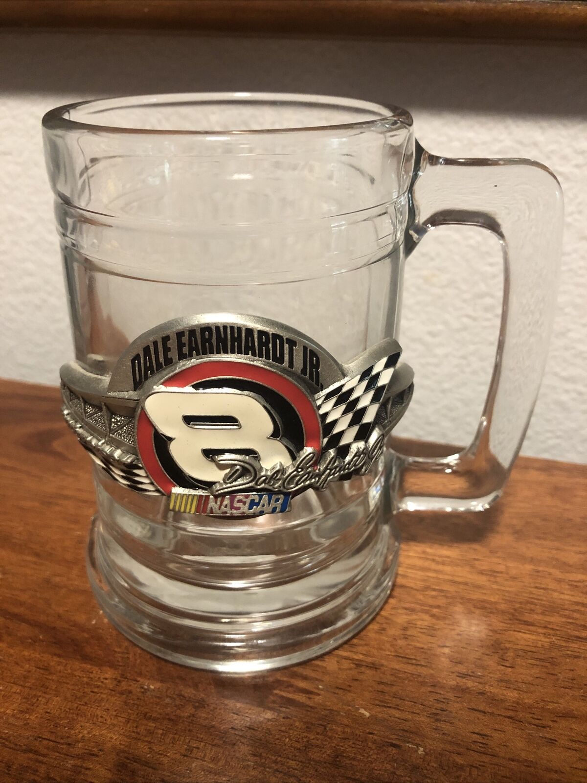 Anheuser Busch Budweiser Vintage NASCAR Dale Earnhardt Jr  Stein Mug 3D Logo