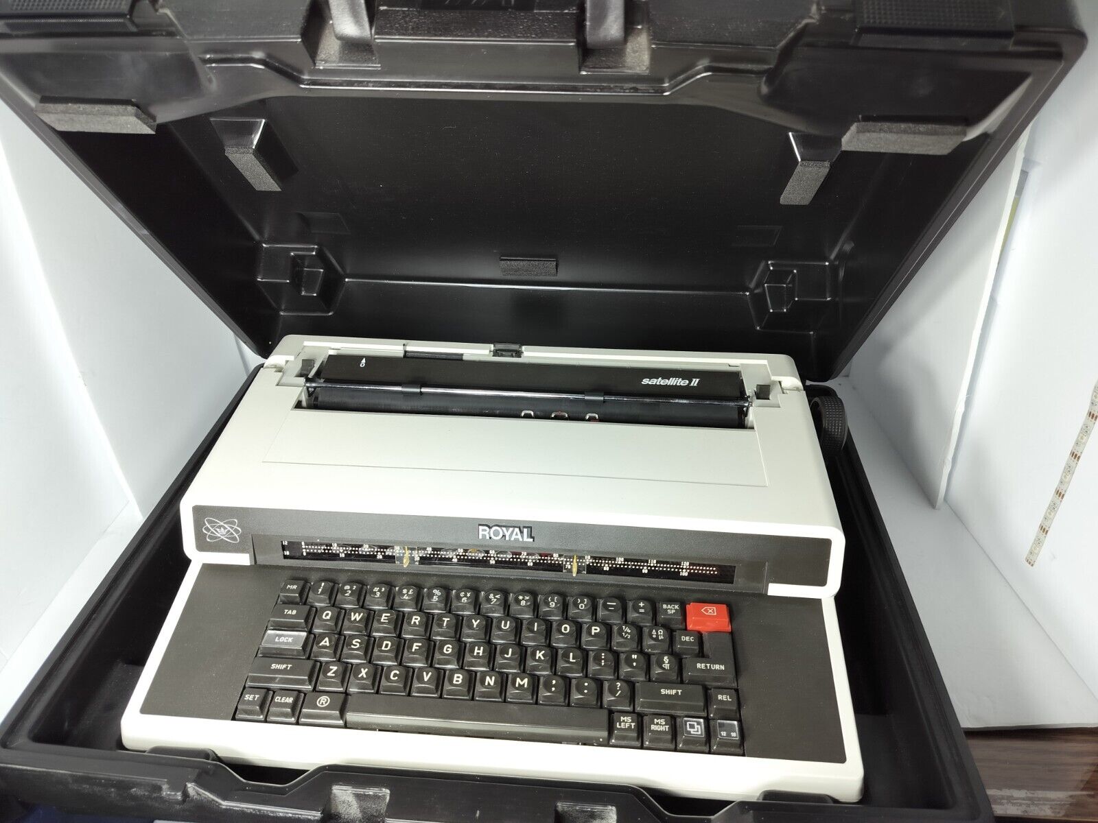 Royal Adler Satellite II Electric Typewriter With Case Works *See Description*