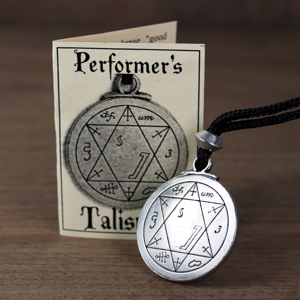 Talisman for Performers Pendant Solomon Seal Amulet Hermetic kabbalah Jewelry