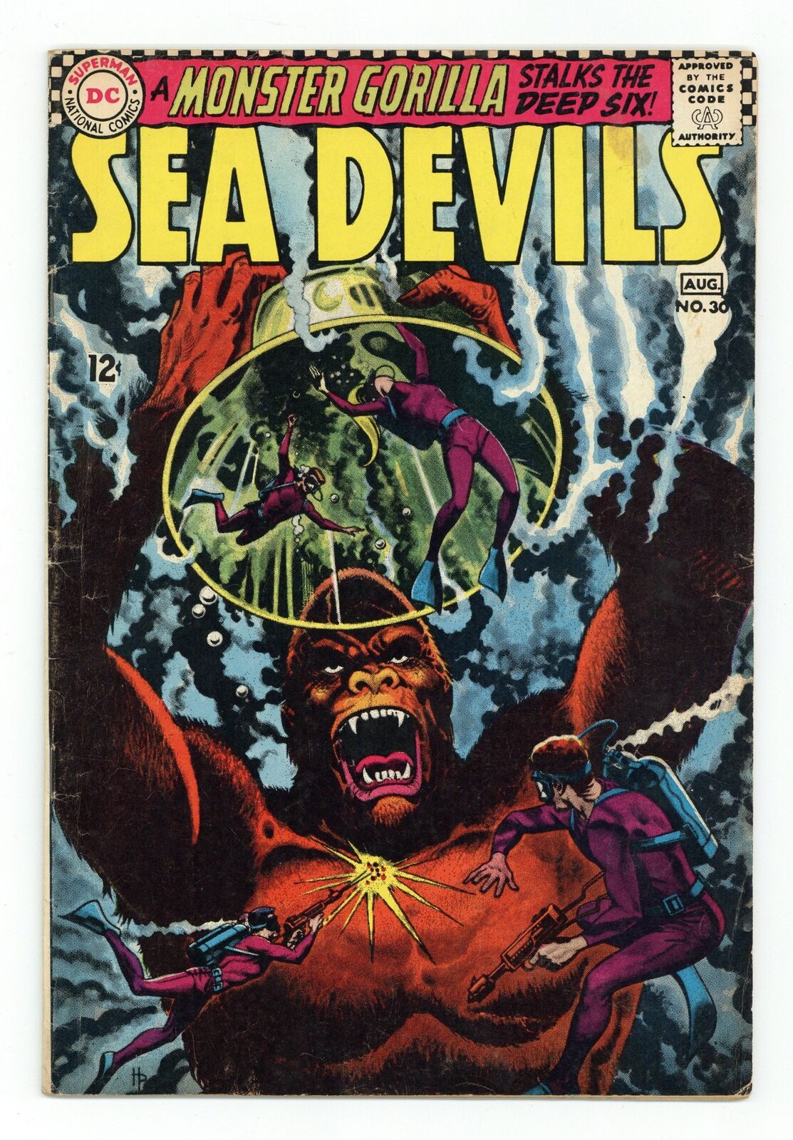 Sea Devils #30 VG 4.0 1966