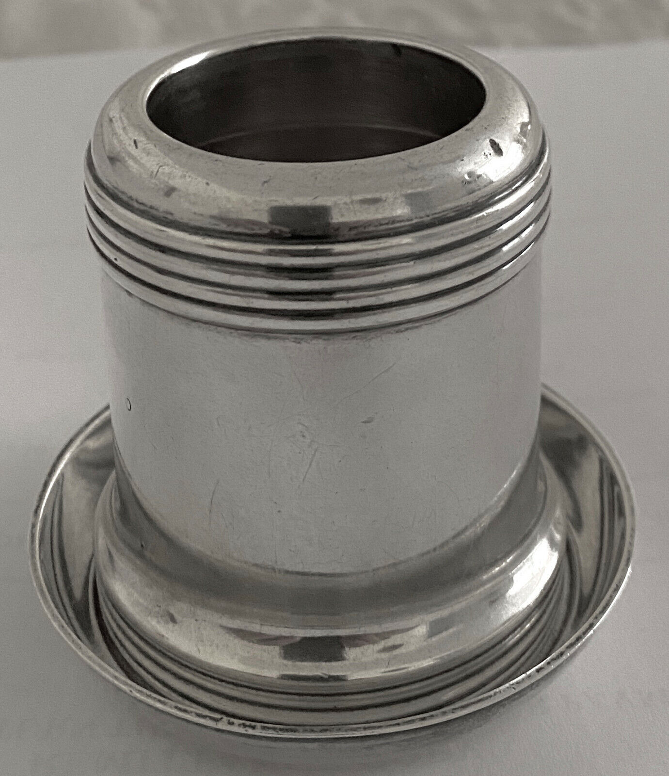 TIFFANY & CO. SILVER DECORATIVE VESSEL WITH HOLDING BOTTOM TRAY STERLING SILVER