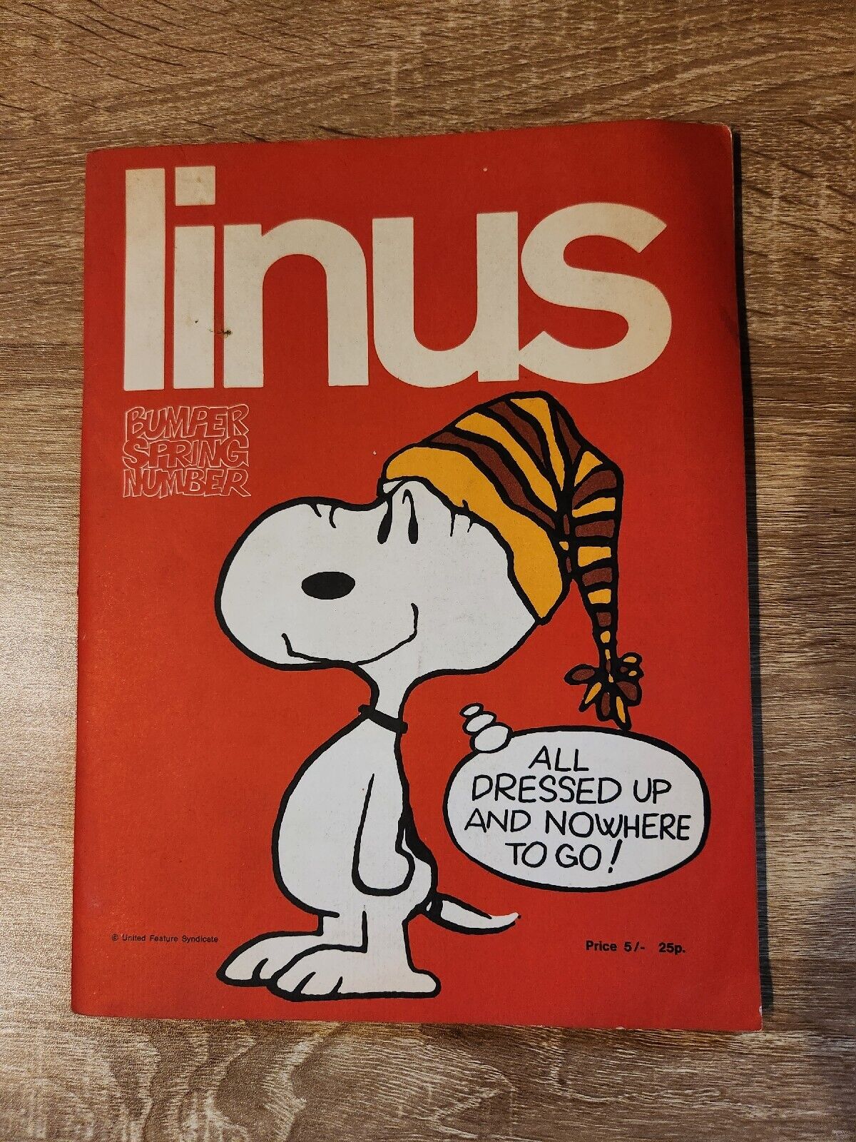 Linus Magazine No 0 MAY 1970 ENGLISH printed / Published In ITALY. HIGH GRADE 