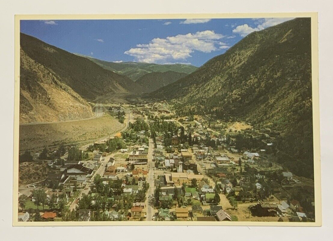 Georgetown CO Colorado Aerial View Postcard
