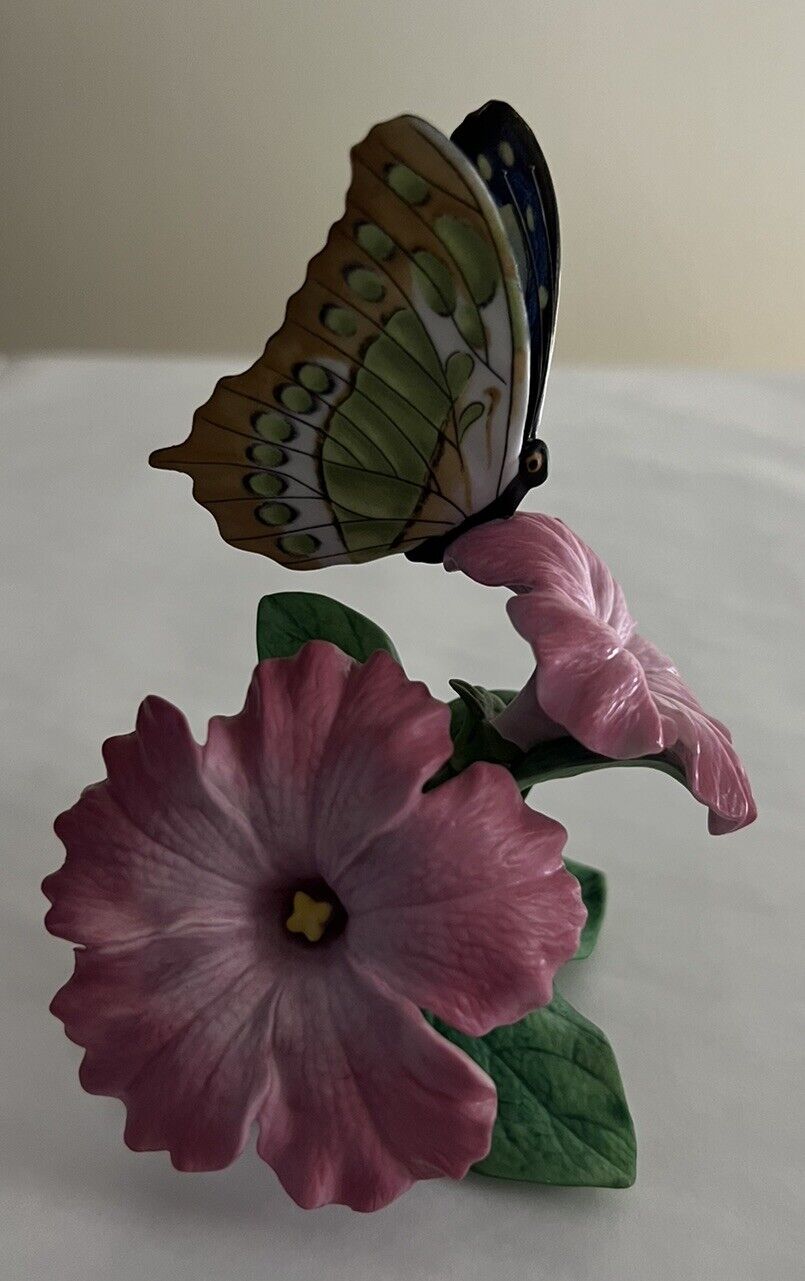 LENOX Fine Porcelain MALACHITE Butterfly From The Garden Birds Collection