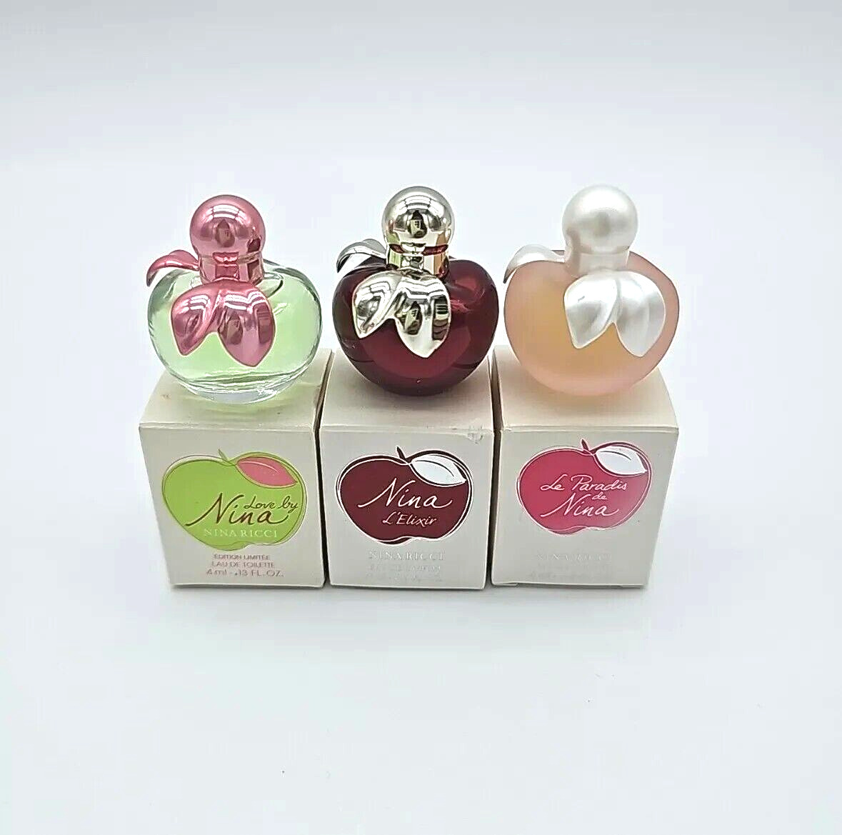 Nina Ricci Miniature Fragrance Collection, set of 3. Brand New with box.
