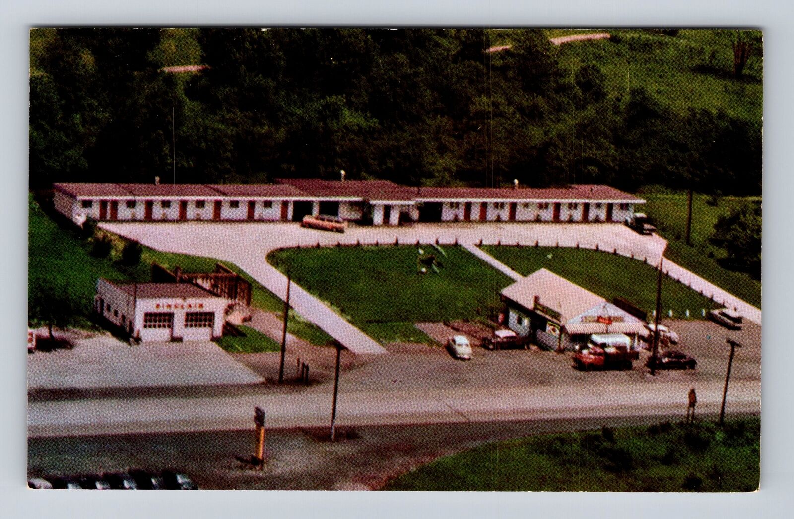 Cresson PA-Pennsylvania, Penn-Way Motel Restaurant, Antique Vintage Postcard