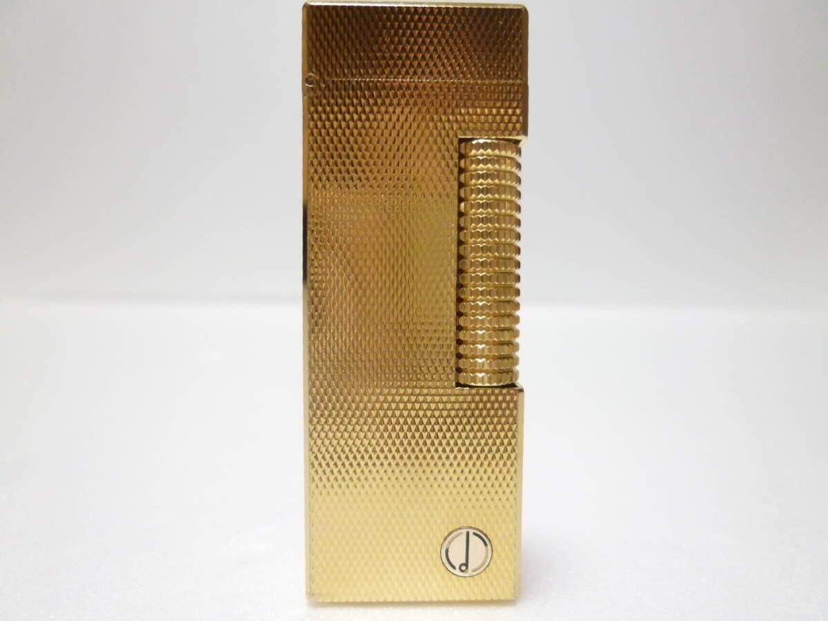 Dunhill Rollagas Lighter Gold Burley ⓓmark RL1401 Very good condition