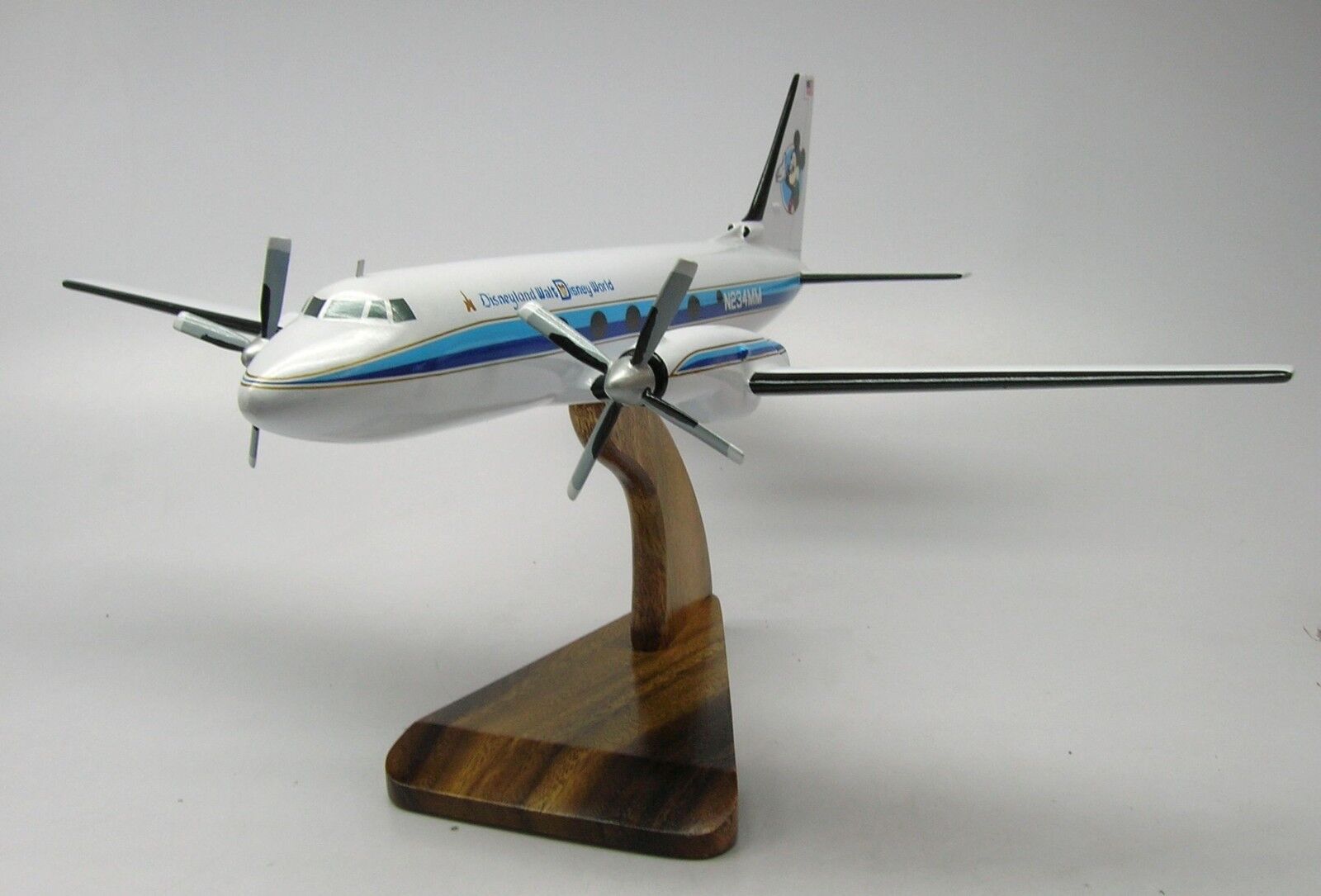 G-159 Grumman Gulfstream-I Airplane Desk Wood Model Small New