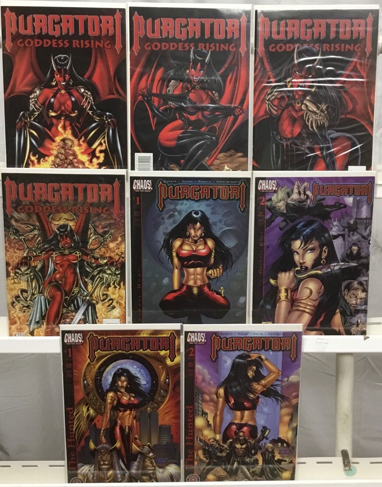Chaos Comics Purgatori Complete Mini-Sets - Read Bio