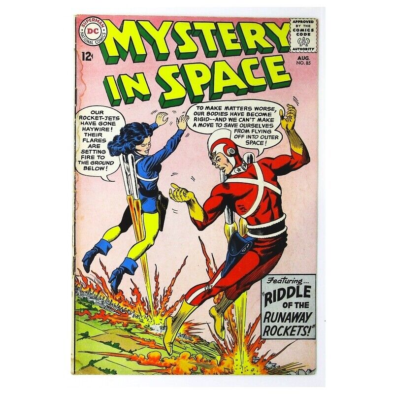 Mystery in Space #85 1951 series DC comics VG+ Full description below [d~