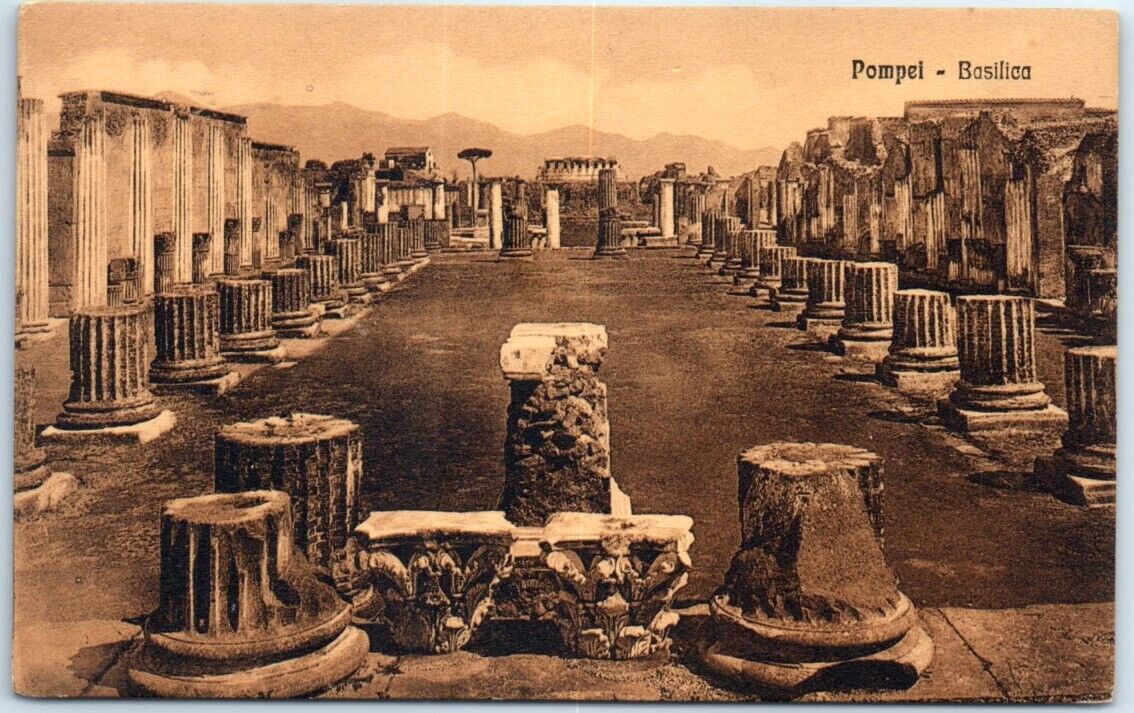Postcard - Basilica - Pompei, Italy