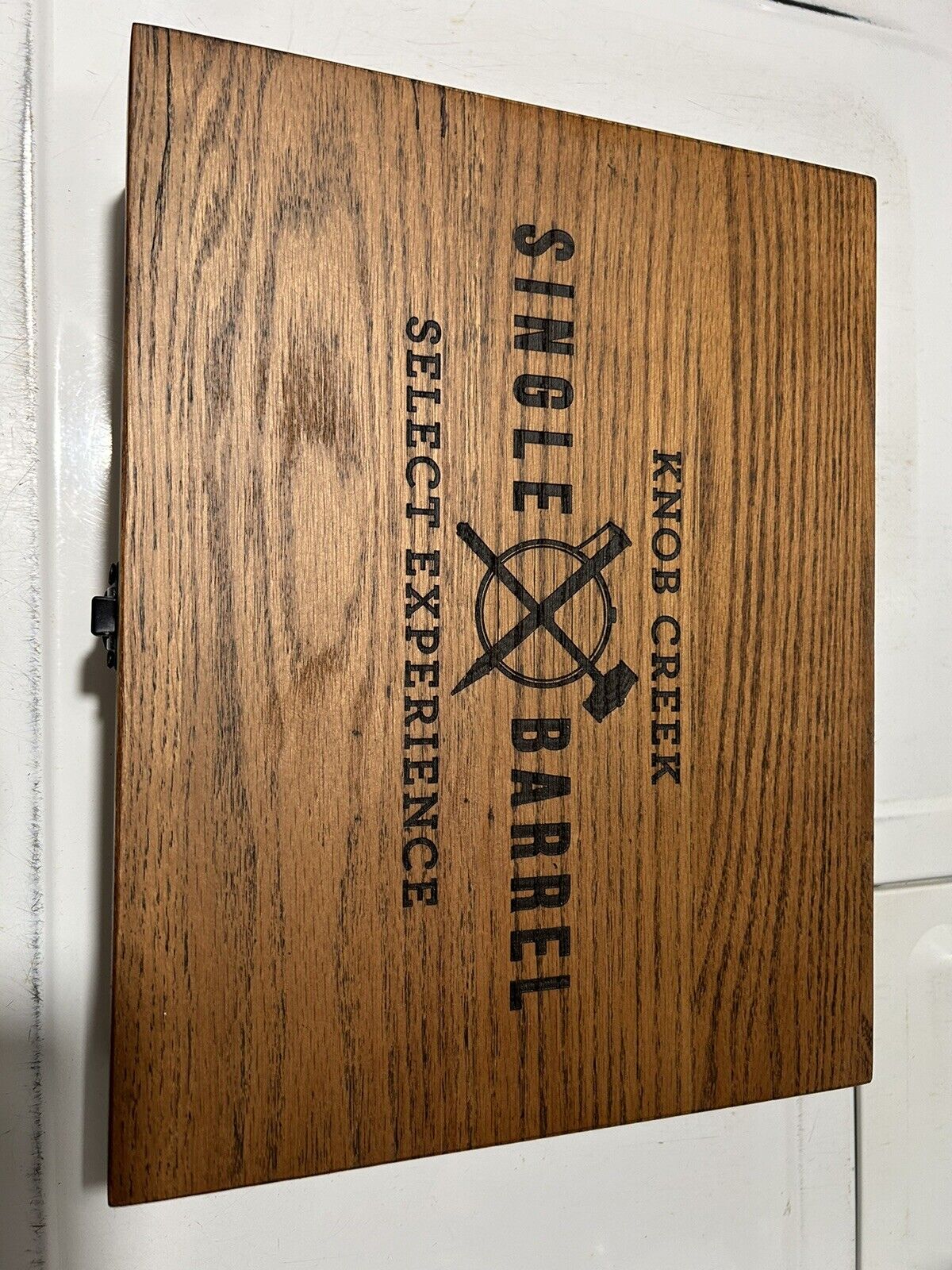 Knob Creek Bourbon Single Barrel Select Experience wood box RARE Collectible